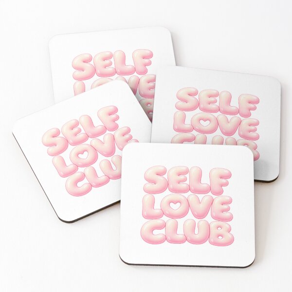 Item preview, Self Love Club Pastel Bubble Text designed and sold by Inkworksbyshery.