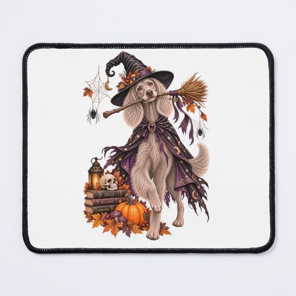 Item preview, Halloween Witch Weimaraner Dog designed and sold by HoldYourPoint.