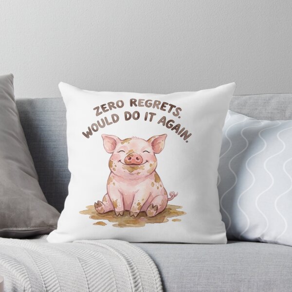 Item preview, Zero Regrets Piglet designed and sold by Tiffany Roy.