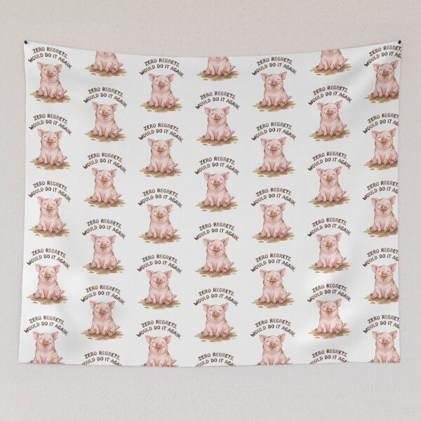 Item preview, Zero Regrets Piglet designed and sold by Roy & Tiffany.