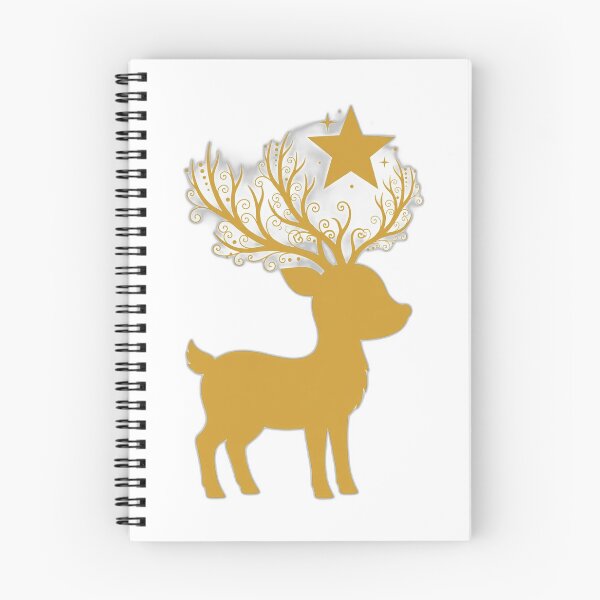 Item preview, Golden Christmas Shirt – Elegant Reindeer Holiday Tee designed and sold by KERK Art and Design.