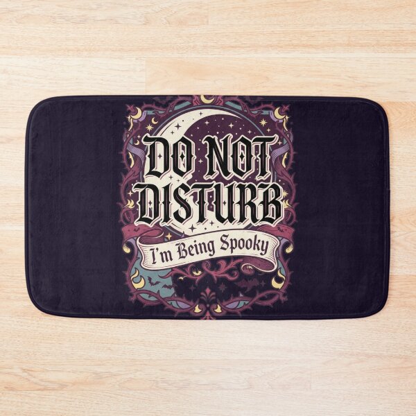 Item preview, Do Not Disturb I'm Being Spooky Vintage Gothic Moon and Bats Aesthetic designed and sold by Pick&Grin.