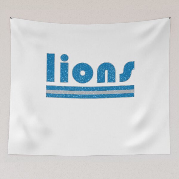 Item preview, Vintage Lions Three Stripes Distressed Football Sports Team Spirit designed and sold by RockTheFeal.
