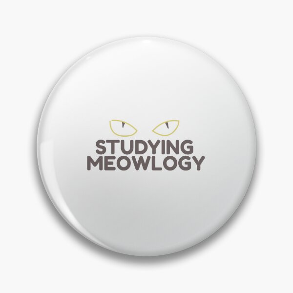 Item preview, Studying Meowlogy - Cat Culture Minimalist art work designed and sold by WordsClub.