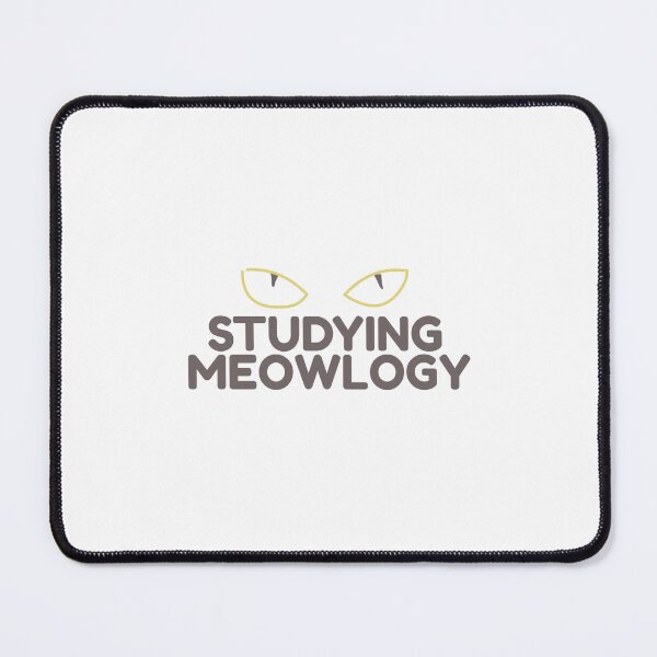 Item preview, Studying Meowlogy - Cat Culture Minimalist art work designed and sold by WordsClub.