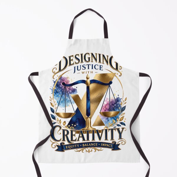 Aperçu de l'œuvre Designing Justice with Creativity Scales Equity créée et vendue par Yafa-Design.