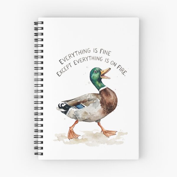 Item preview, On Fire Mallard designed and sold by Roy & Tiffany.