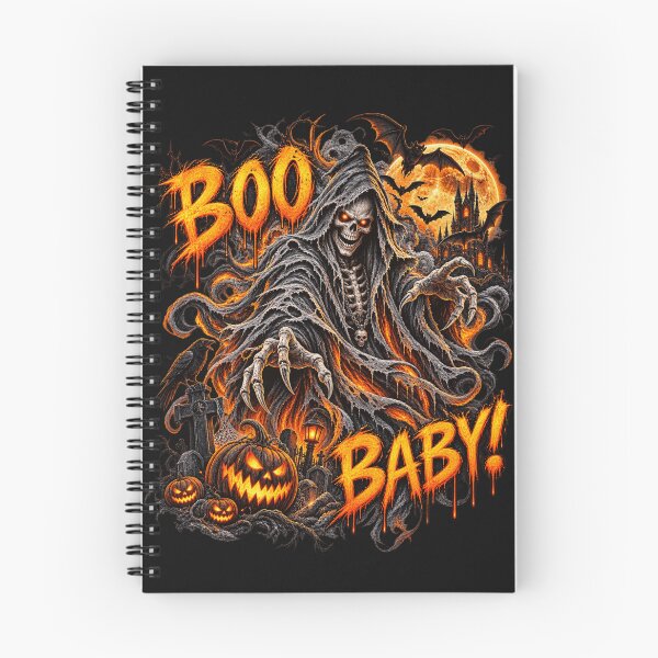 Item preview, Boo Baby - Spooky Skeleton Pumpkin Halloween graphic. designed and sold by GEM STYLE.