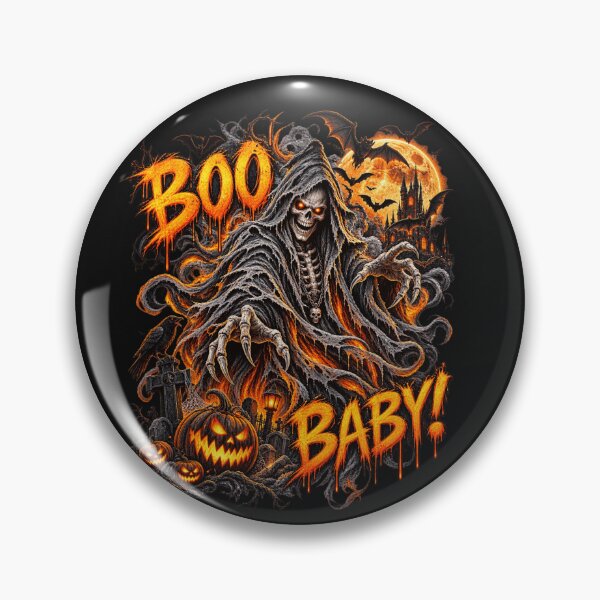 Item preview, Boo Baby - Spooky Skeleton Pumpkin Halloween graphic. designed and sold by GEM STYLE.