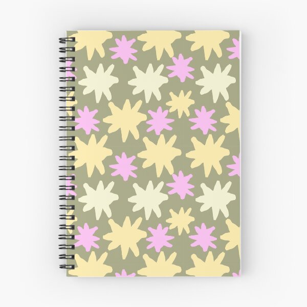 Item preview, Scandinavian Folk Floral Sage Green Pastel Yellow Pink Pattern designed and sold by adamstav-prints.