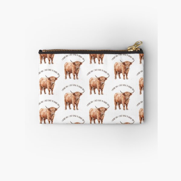 Item preview, Ignoring Highland Cow designed and sold by Tiffany Roy.
