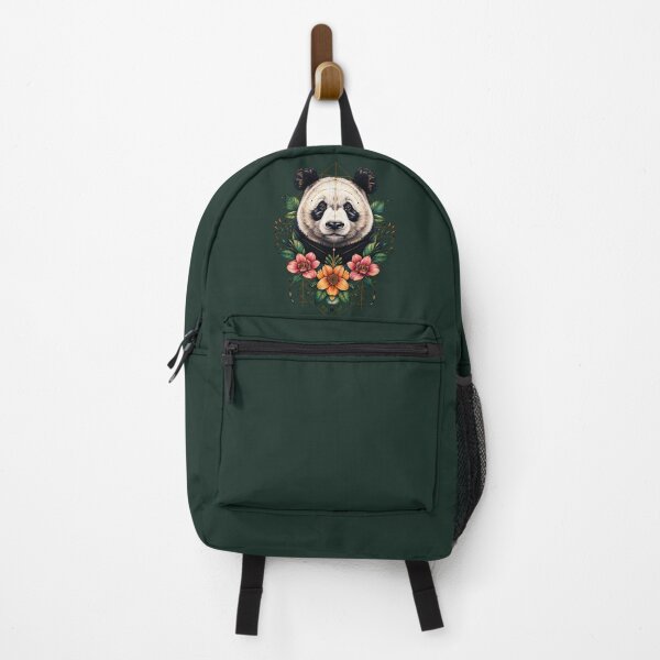 Item preview, Colorful Panda – Botanical Geometric Panda designed and sold by SHARPEI.