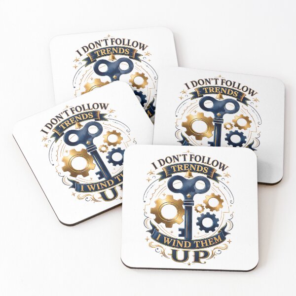 Item preview, I Don't Follow Trends I Wind Them Up Steampunk Key designed and sold by Yafa-Design.