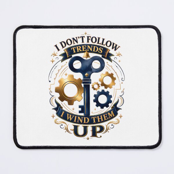 Item preview, I Don't Follow Trends I Wind Them Up Steampunk Key designed and sold by Yafa-Design.