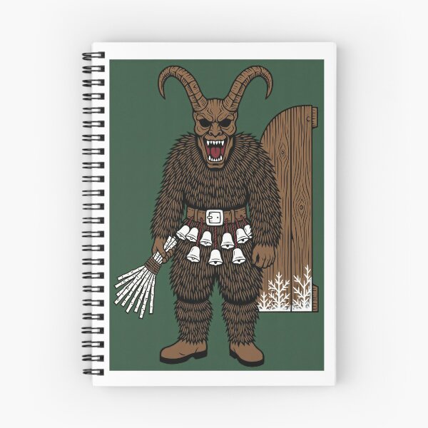 Item preview, Alpine Krampus Night Woodcut Art designed and sold by DIUMERI.