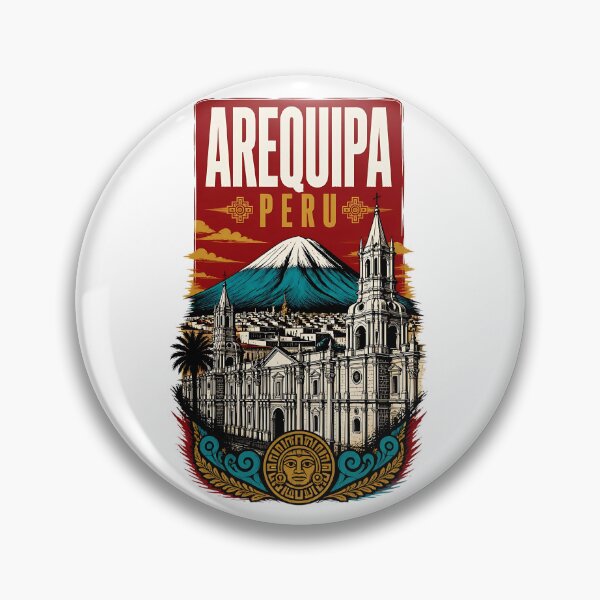 Item preview, Arequipa Peru Vintage Travel Tourism designed and sold by TravelersGems.