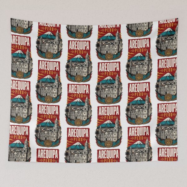 Item preview, Arequipa Peru Vintage Travel Tourism designed and sold by TravelersGems.