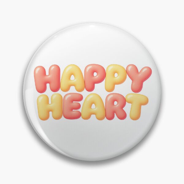 Item preview, Happy Heart Pastel Bubble Text designed and sold by Inkworksbyshery.