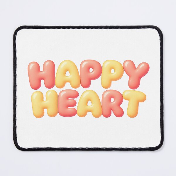 Item preview, Happy Heart Pastel Bubble Text designed and sold by Inkworksbyshery.
