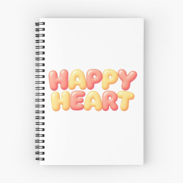 Item preview, Happy Heart Pastel Bubble Text designed and sold by Inkworksbyshery.