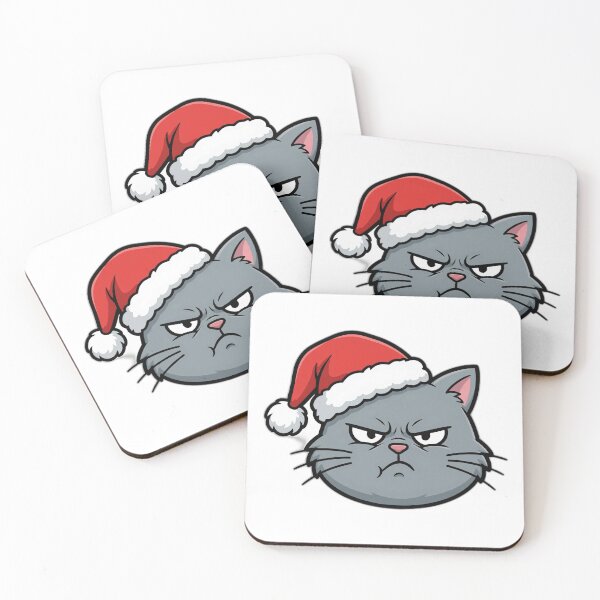 Item preview, Grumpy Christmas Shirt – Funny Cat Holiday Tee designed and sold by KERK Art and Design.
