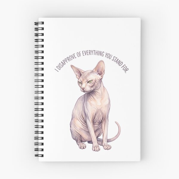 Item preview, Disapproving Sphynx Cat designed and sold by Roy & Tiffany.