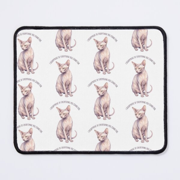 Item preview, Disapproving Sphynx Cat designed and sold by Tiffany Roy.
