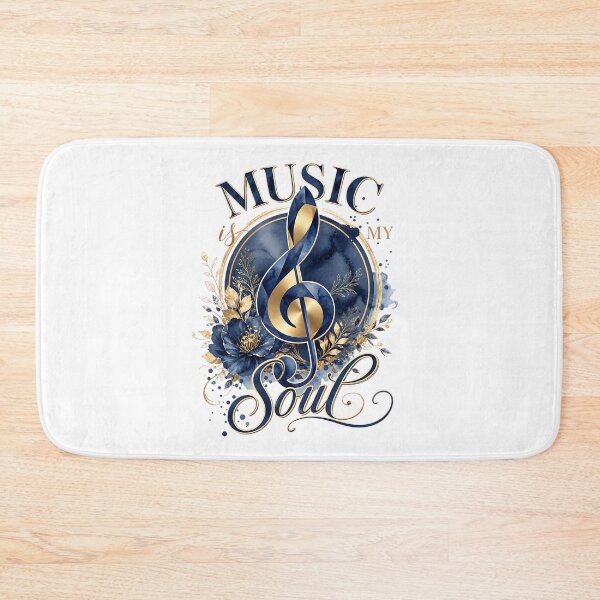Item preview, Elegant Music Is My Soul Treble Clef Watercolor designed and sold by Yafa-Design.