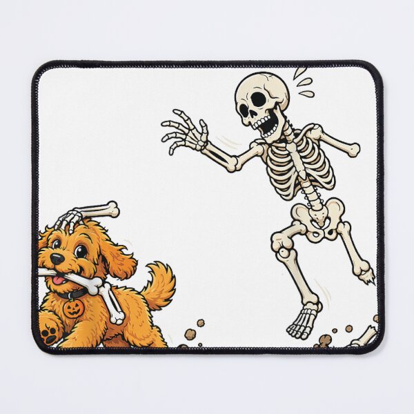Item preview, Halloween Skeleton Dog Running With Bone designed and sold by otaku.edwardj.