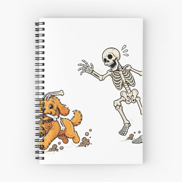 Item preview, Halloween Skeleton Dog Running With Bone designed and sold by otaku.edwardj.