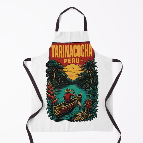 Item preview, Yarinacocha Peru Vintage Travel Tourism designed and sold by TravelersGems.
