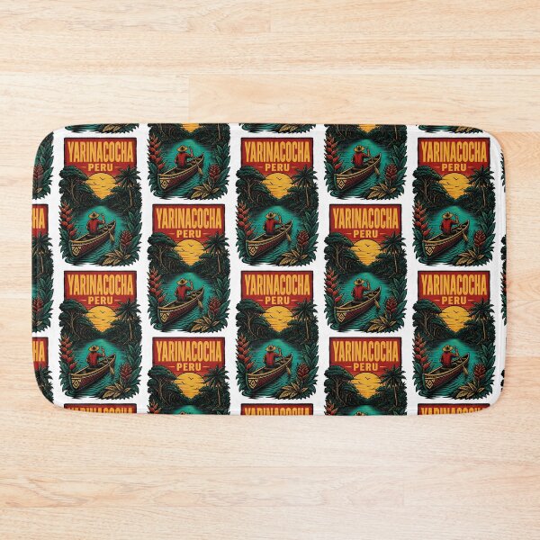Item preview, Yarinacocha Peru Vintage Travel Tourism designed and sold by TravelersGems.