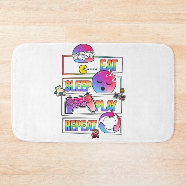 Item preview, Eat Sleep Play Repeat Gamer Aesthetic Neon Gradient designed and sold by Alaric4you.