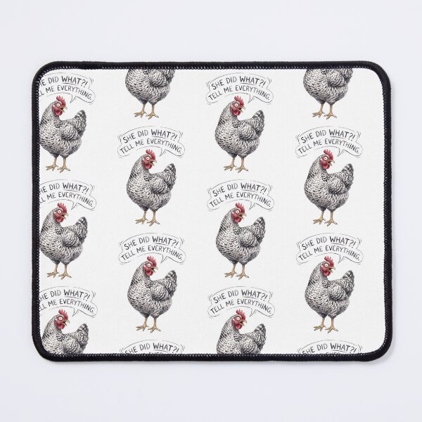 Item preview, Gossip Chicken Hen designed and sold by Tiffany Roy.