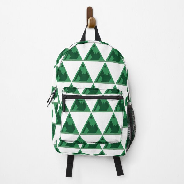 Item preview, Geometric Mountain Pattern – Modern Green Alpine Landscape Design designed and sold by Swish-Designs.