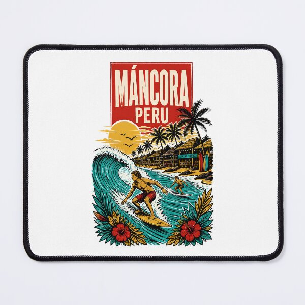 Item preview, Mancora Peru Vintage Travel Tourism designed and sold by TravelersGems.