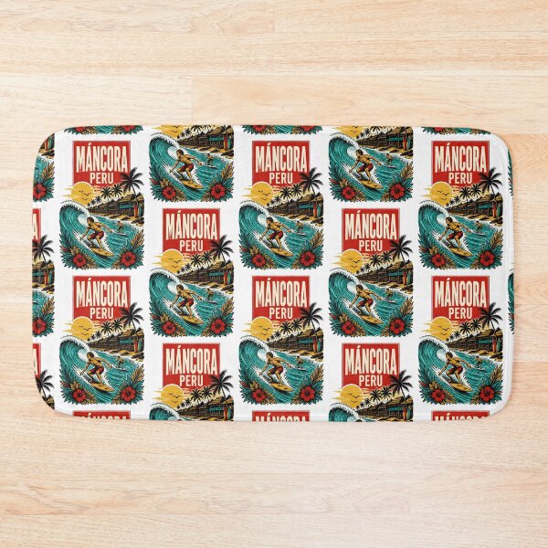 Item preview, Mancora Peru Vintage Travel Tourism designed and sold by TravelersGems.