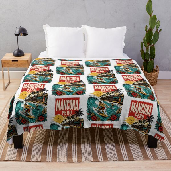 Item preview, Mancora Peru Vintage Travel Tourism designed and sold by TravelersGems.