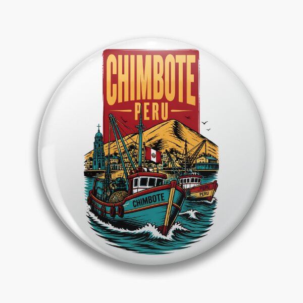 Item preview, Chimbote Peru Vintage Travel Tourism designed and sold by TravelersGems.