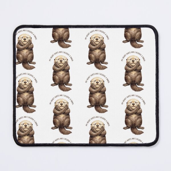 Item preview, Emotional Snack Otter designed and sold by Tiffany Roy.
