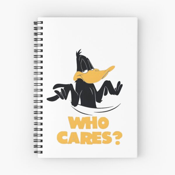 Item preview, Who Cares? Funny Daffy Duck Sarcastic Cartoon Design designed and sold by aloksahu123.