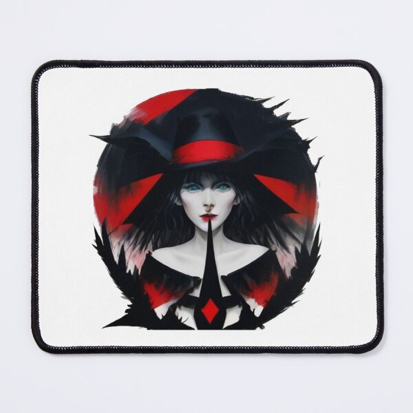 Item preview, Goth Witch Dark Fantasy Vampire Girl designed and sold by TeNovaStudio ⭐⭐⭐⭐⭐.