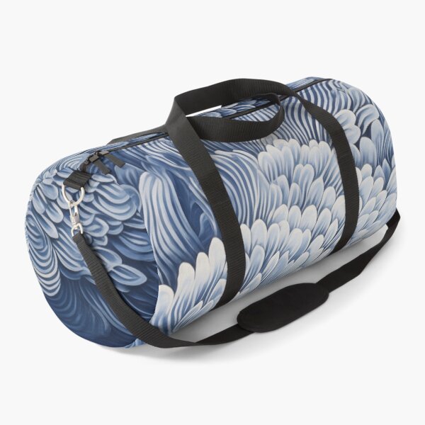 Item preview, Japanese Shibori Indigo Blue and White floral designed and sold by KsaveraArt.