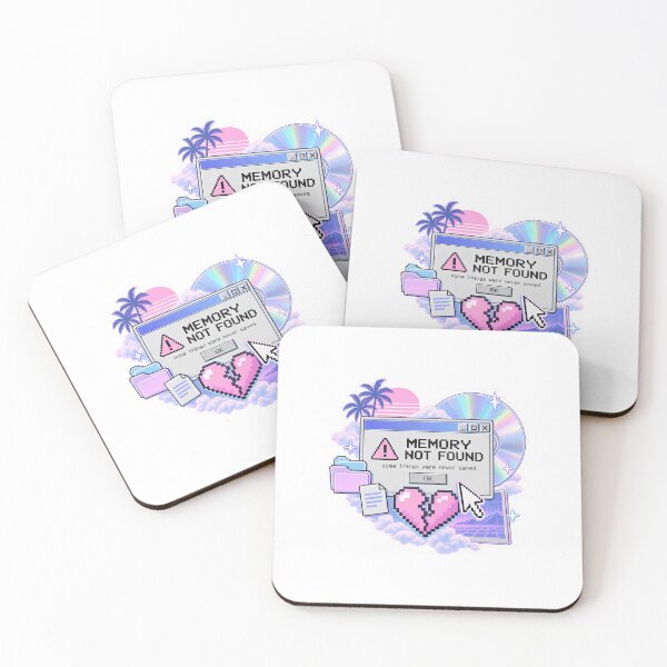 Item preview, Memory Not Found Vaporwave Sticker designed and sold by SystemDreams00.