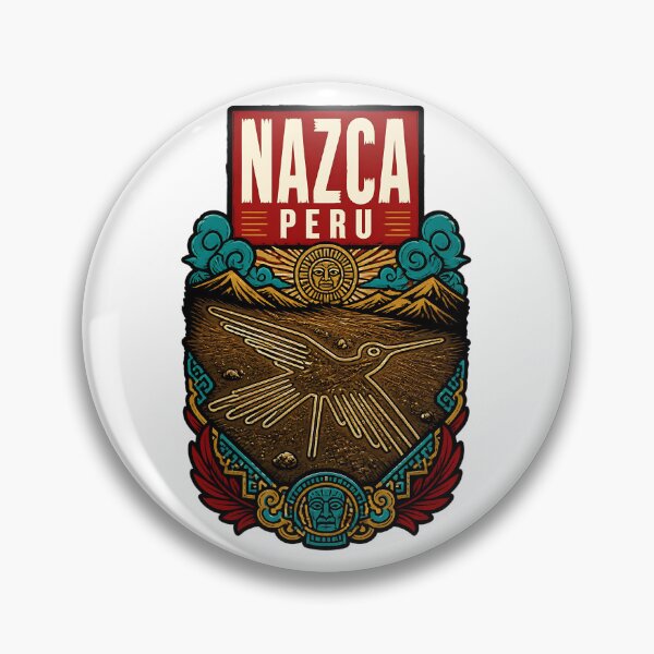Item preview, Nazca Peru Vintage Travel Tourism designed and sold by TravelersGems.
