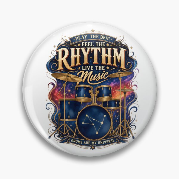 Item preview, Drums Are My Universe Cosmic Drummer Music Lover designed and sold by Yafa-Design.