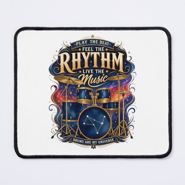Item preview, Drums Are My Universe Cosmic Drummer Music Lover designed and sold by Yafa-Design.