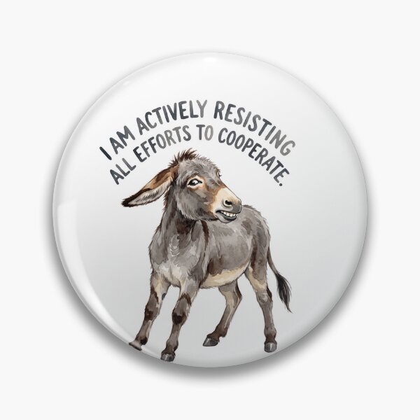 Item preview, Resisting Donkey Humor designed and sold by Tiffany Roy.