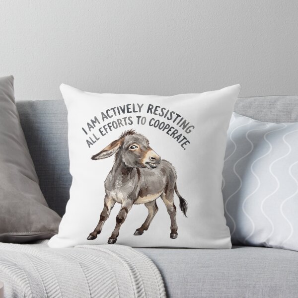 Item preview, Resisting Donkey Humor designed and sold by Roy & Tiffany.