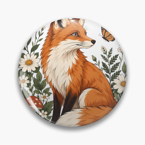 Item preview, Woodland Fox | Fox Lover | Forest Animal | Wildlife Illustration | Woodland Nature | Forest Lover | Fox Gift designed and sold by TeeVerse27.